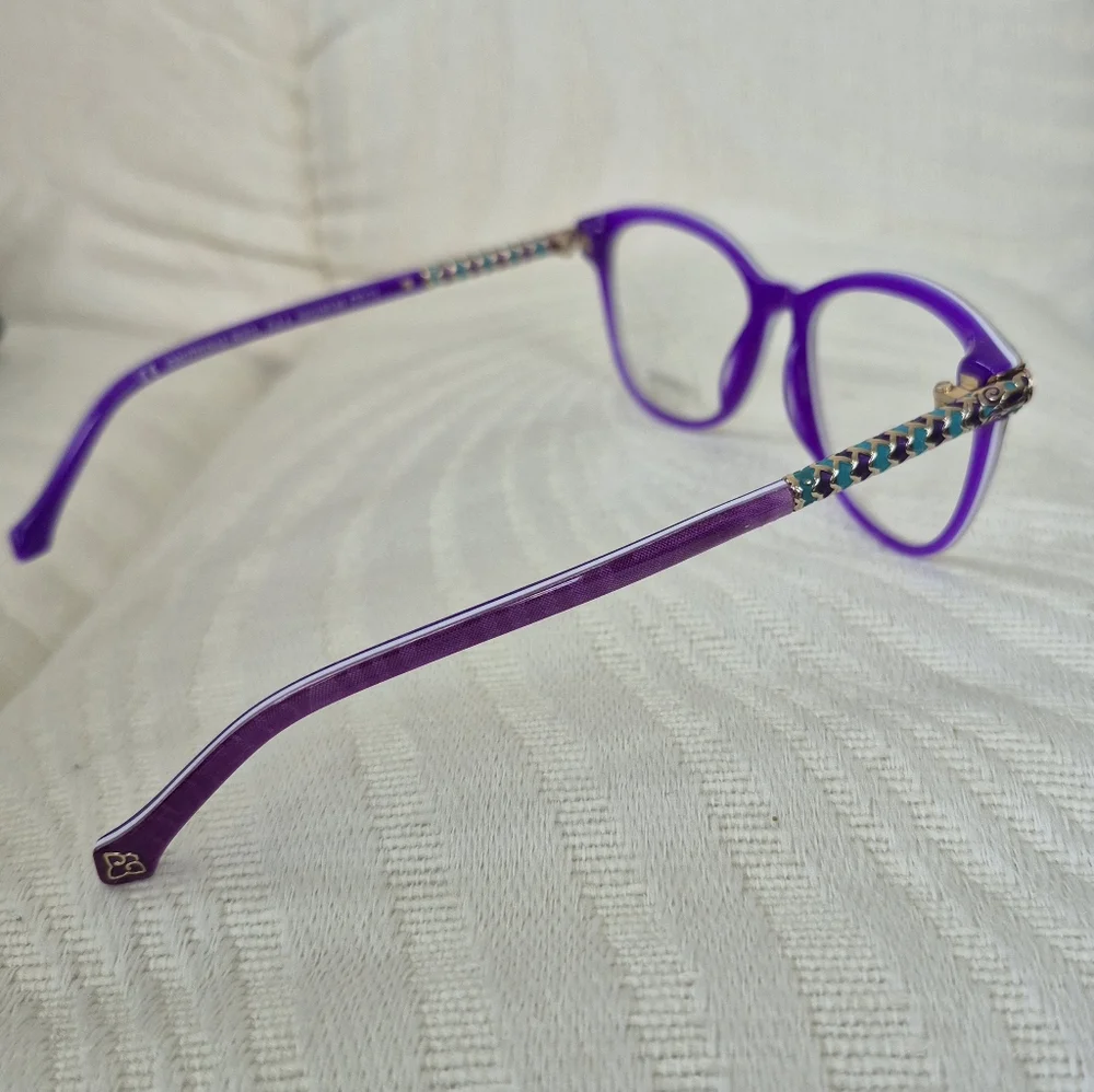 Coco Song Eyeglasses CV172 Emotional Soul Col 4 White Floral 53/18/140 NEW+Case